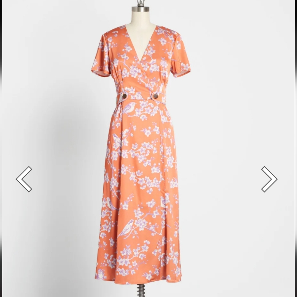 ModCloth x Hutch Loving Every Detail Midi Dress